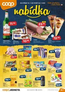 Akční leták COOP, platný od 2025-07-16 do 2025-07-29.
