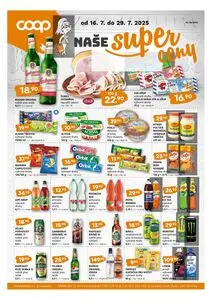 Akční leták Coop Trefa, platný od 2025-07-16 do 2025-07-29.