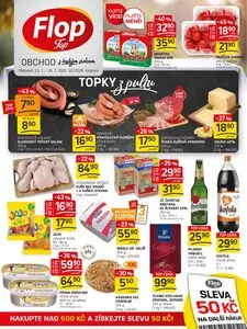 Akční leták FloP, platný od 2025-07-23 do 2025-07-29.