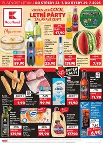 Akční leták Kaufland, platný od 2025-07-23 do 2025-07-29.