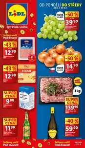 Akční leták LIDL, platný od 2025-07-28 do 2025-07-30.