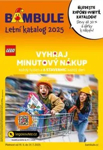 Akční leták BAMBULE, platný od 2025-05-15 do 2025-07-31.