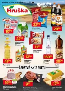 Akční leták Hruška, platný od 2025-07-29 do 2025-08-04.