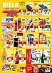 Akční leták BILLA, platný od 2025-07-23 do 2025-08-05.