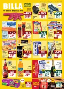 Akční leták BILLA, platný od 2025-07-23 do 2025-08-05.