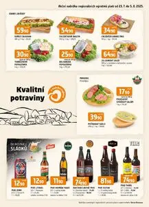 Akční leták COOP TERNO, platný od 2025-07-23 do 2025-08-05.