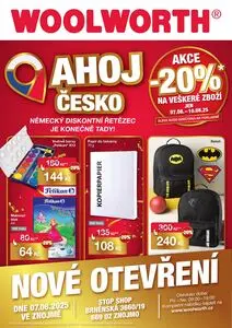 Akční leták WOOLWORTH, platný od 2025-08-07 do 2025-08-10.
