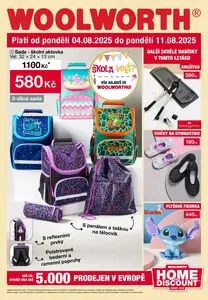 Akční leták WOOLWORTH, platný od 2025-08-04 do 2025-08-11.