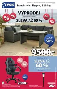 Akční leták Jysk, platný od 2025-07-09 do 2025-08-12.
