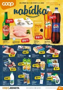 Akční leták COOP, platný od 2025-07-30 do 2025-08-12.