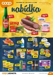 Akční leták COOP, platný od 2025-07-30 do 2025-08-12.