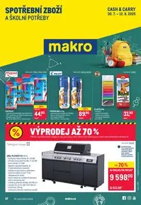 Akční leták makro, platný od 2025-07-30 do 2025-08-12.