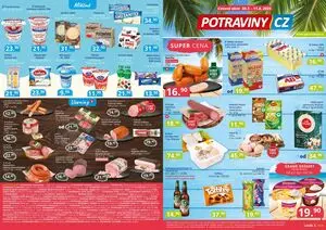 Akční leták POTRAVINY CZ, platný od 2025-07-30 do 2025-08-11.