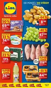 Akční leták LIDL, platný od 2025-08-11 do 2025-08-13.