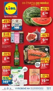 Akční leták LIDL, platný od 2025-08-14 do 2025-08-17.