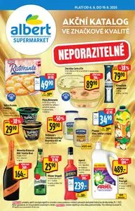 Akční leták albert, platný od 2025-08-06 do 2025-08-19.