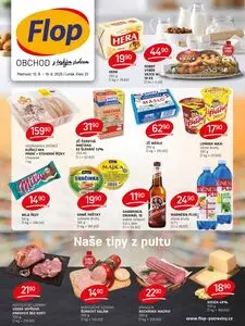 Akční leták FloP, platný od 2025-08-13 do 2025-08-19.