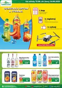 Akční leták Tamda Foods, platný od 2025-08-13 do 2025-08-19.