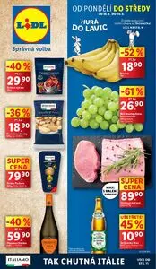 Akční leták LIDL, platný od 2025-08-18 do 2025-08-20.