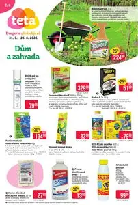 Akční leták Teta drogerie, platný od 2025-07-31 do 2025-08-26.