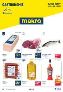 Akční leták makro, platný od 2025-08-13 do 2025-08-26.