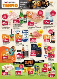 Akční leták COOP TERNO, platný od 2025-08-20 do 2025-08-26.