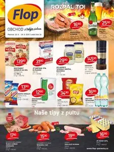 Akční leták FloP, platný od 2025-08-20 do 2025-08-26.