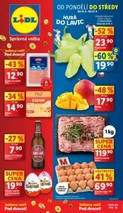Akční leták LIDL, platný od 2025-08-25 do 2025-08-27.