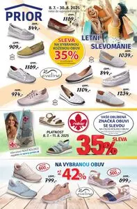 Akční leták Prior, platný od 2025-07-08 do 2025-08-30.
