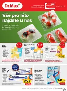 Akční leták Dr. Max, platný od 2025-07-01 do 2025-08-31.