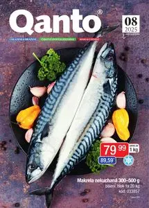 Akční leták Astur & Qanto, platný od 2025-08-01 do 2025-08-31.