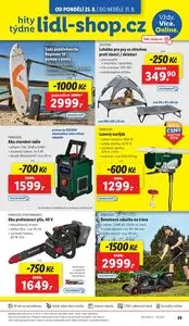 Akční leták LIDL, platný od 2025-08-25 do 2025-08-31.