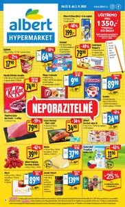 Akční leták albert, platný od 2025-08-27 do 2025-09-02.