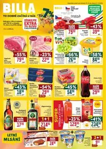 Akční leták BILLA, platný od 2025-08-27 do 2025-09-02.