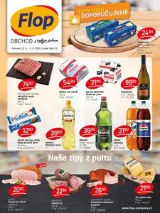 Akční leták FloP, platný od 2025-08-27 do 2025-09-02.