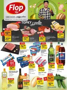 Akční leták FloP, platný od 2025-08-27 do 2025-09-02.