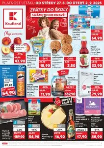 Akční leták Kaufland, platný od 2025-08-27 do 2025-09-02.