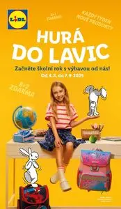 Akční leták LIDL, platný od 2025-08-04 do 2025-09-07.