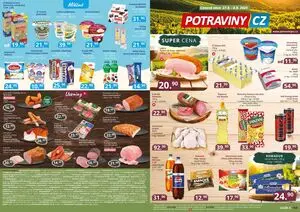 Akční leták POTRAVINY CZ, platný od 2025-08-27 do 2025-09-08.