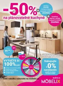 Akční leták MÖBELIX, platný od 2025-08-04 do 2025-09-09.