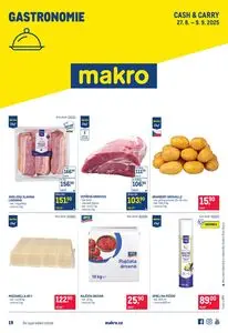 Akční leták makro, platný od 2025-08-27 do 2025-09-09.