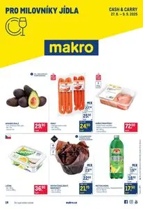 Akční leták makro, platný od 2025-08-27 do 2025-09-09.