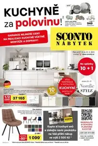 Akční leták SCONTO, platný od 2025-08-27 do 2025-09-23.