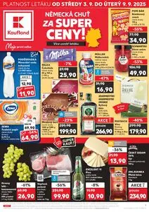 Akční leták Kaufland, platný od 2025-09-03 do 2025-09-09.