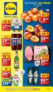 Akční leták LIDL, platný od 2025-09-08 do 2025-09-10.