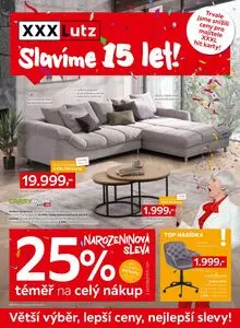 Akční leták XXXLutz, platný od 2025-09-01 do 2025-09-14.