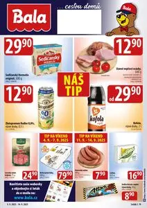Akční leták Bala, platný od 2025-09-03 do 2025-09-15.
