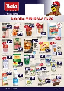 Akční leták Bala, platný od 2025-09-03 do 2025-09-15.