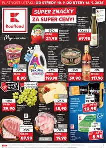 Akční leták Kaufland, platný od 2025-09-10 do 2025-09-16.