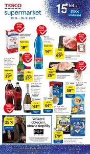 Akční leták TESCO, platný od 2025-09-10 do 2025-09-16.